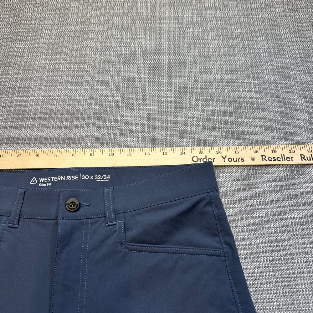 Western Rise Evolution Pants Slim Fit Men 30x32 4-Way Stretch Travel Performance - Picture 7 of 10